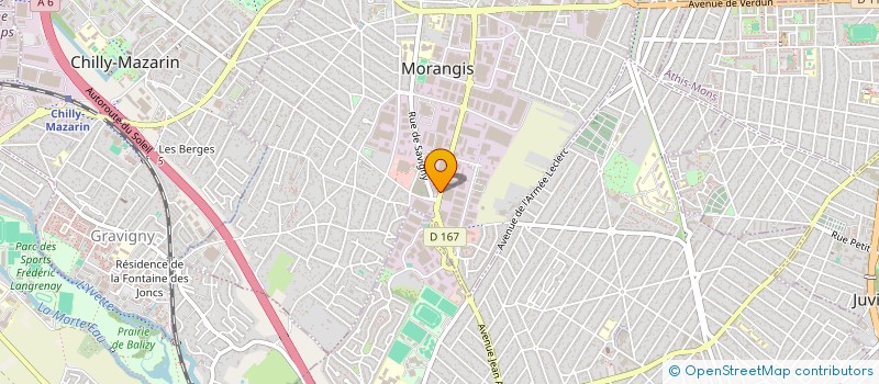 localisation de l'entreprise TRANSPORTS FLASH COURSE à MORANGIS