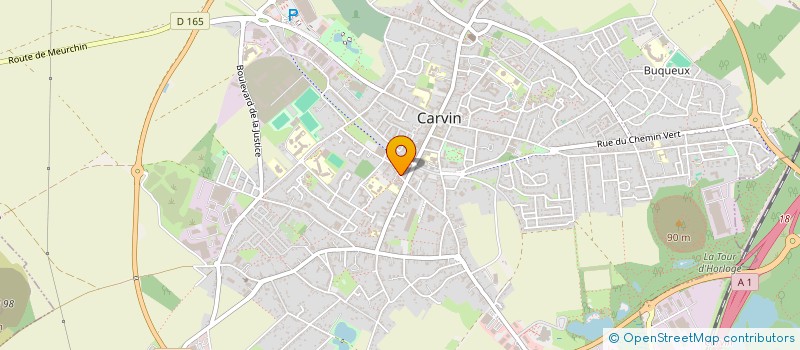 localisation de l'entreprise TRANSPORTS FLASH RELAIS à CARVIN