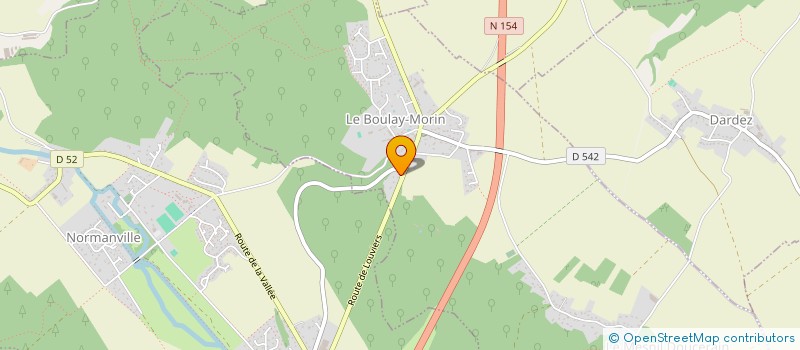 localisation de l'entreprise TRANSPORTS FLAVIAN LAROCHE  TOURNEDOS-BOIS-HUBERT