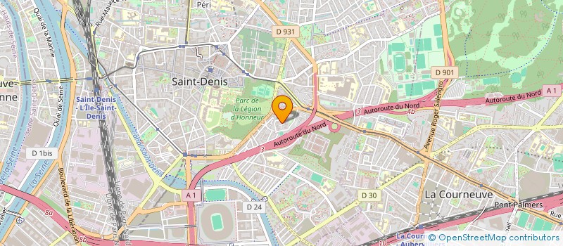 localisation de l'entreprise TRANSPORTS FLHB à SAINT-DENIS