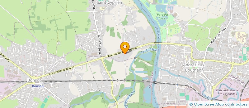 localisation de l'entreprise TRANSPORTS FOREZ MIDI PARIS  SAINT-CYPRIEN