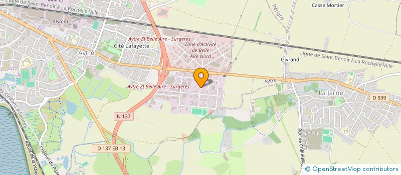 localisation de l'entreprise TRANSPORTS FOULADOUX  AYTRE