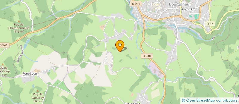 localisation de l'entreprise TRANSPORTS FOURNIOU SARL à BOURGANEUF