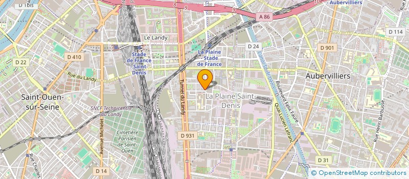 localisation de l'entreprise TRANSPORTS FRANCE EXPRESS à SAINT-DENIS