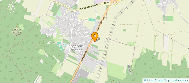 localisation de l'entreprise TRANSPORTS FRANCHET à BOISSY-SOUS-SAINT-YON