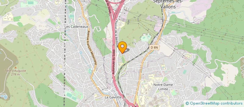 localisation de l'entreprise TRANSPORTS FRANCKY SARL à SEPTEMES-LES-VALLONS