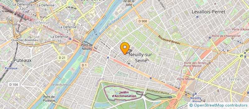 localisation de l'entreprise TRANSPORTS FRANCOIS HEUTTE à NEUILLY-SUR-SEINE