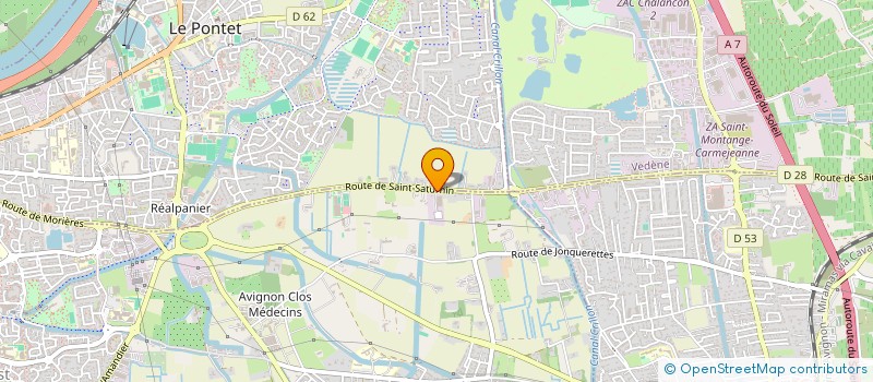 localisation de l'entreprise TRANSPORTS FRANCOIS RICHAUD & CIE  AVIGNON