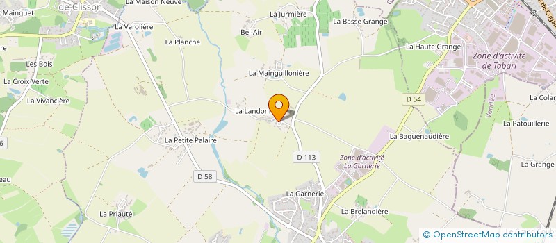 localisation de l'entreprise TRANSPORTS FREDERIC TATARD à SAINT-HILAIRE-DE-CLISSON