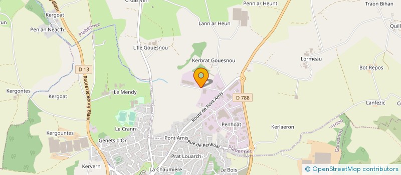 localisation de l'entreprise TRANSPORTS FREMY à PLABENNEC