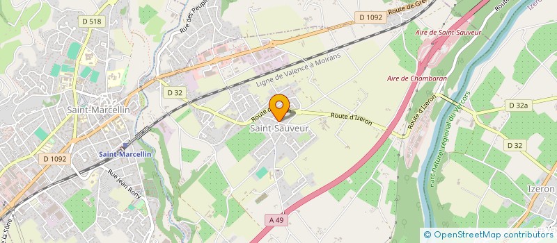 localisation de l'entreprise TRANSPORTS FRET BONNET à SAINT-SAUVEUR