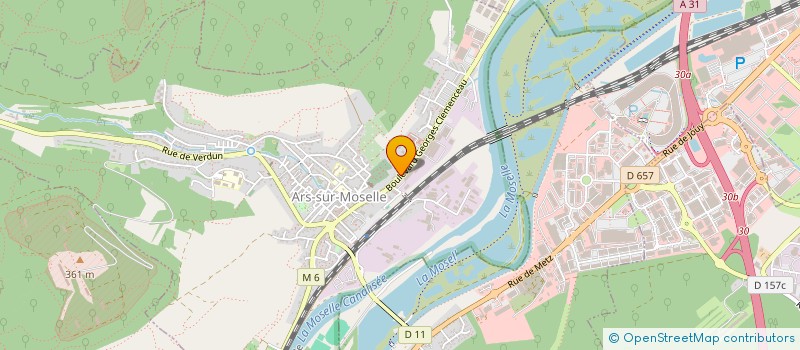 localisation de l'entreprise TRANSPORTS FRIGORIFIQUES DE L'EST à ARS-SUR-MOSELLE