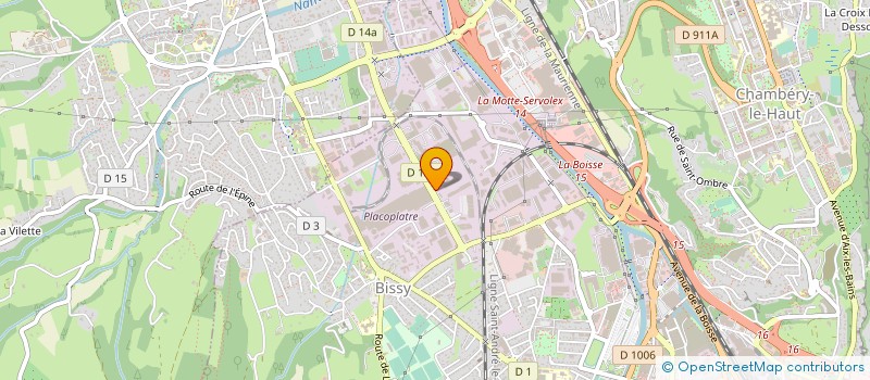 localisation de l'entreprise TRANSPORTS FRIGORIFIQUES DES ALPES TFA à CHAMBERY