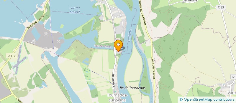 localisation de l'entreprise TRANSPORTS FRIGORIFIQUES LOVERIENS  VAL-DE-REUIL