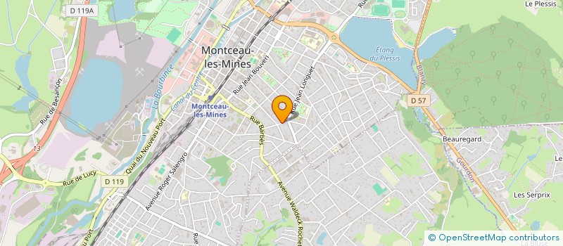 localisation de l'entreprise TRANSPORTS FRIGORIFIQUES PASCAL BRZEZINSKI à MONTCEAU-LES-MINES