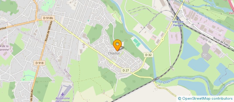 localisation de l'entreprise TRANSPORTS FRUGIER  VIERZON