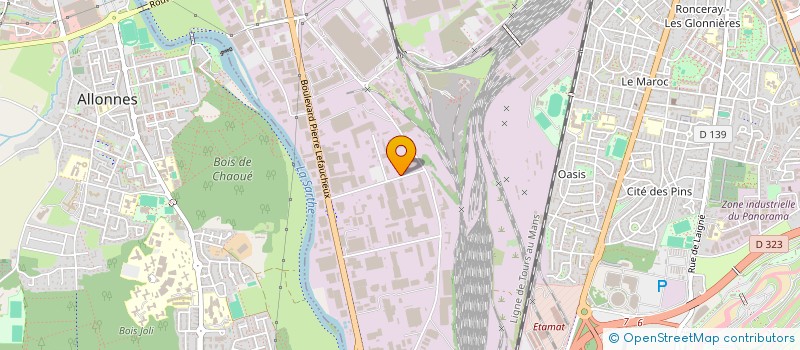 localisation de l'entreprise TRANSPORTS FUMERON  LE MANS