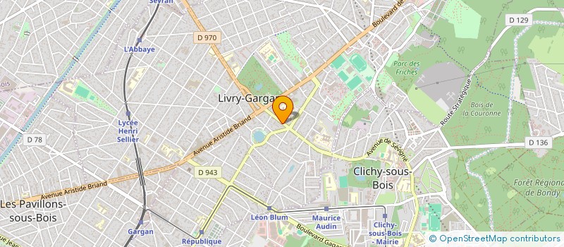 localisation de l'entreprise TRANSPORTS FUNERAIRE LOTOSE à LIVRY-GARGAN