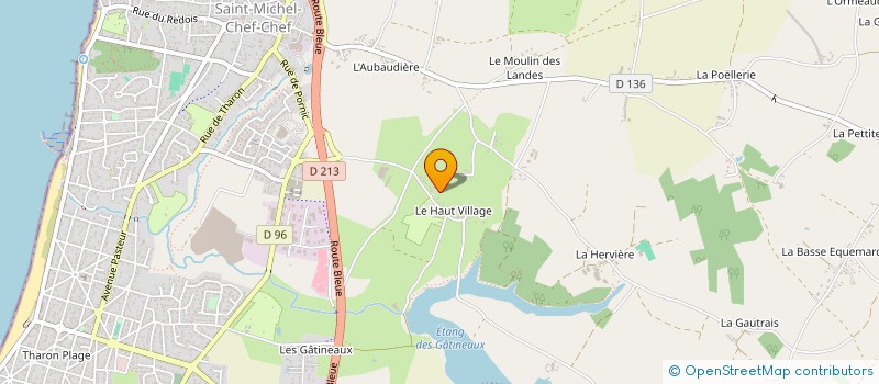localisation de l'entreprise TRANSPORTS FUNERAIRES 44 à SAINT-MICHEL-CHEF-CHEF