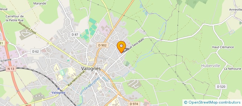 localisation de l'entreprise TRANSPORTS FUNERAIRES D'ALAUNA à VALOGNES