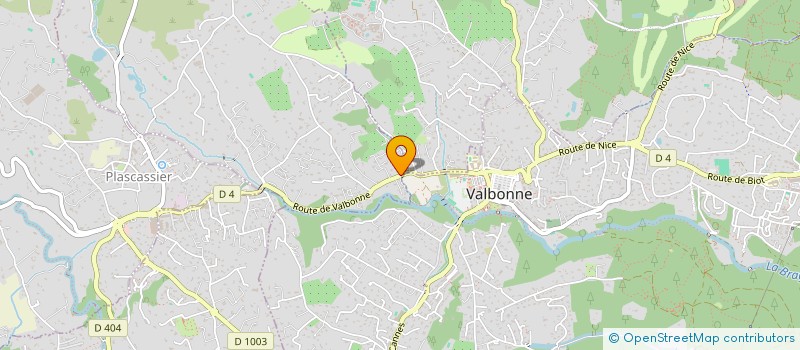 localisation de l'entreprise TRANSPORTS FUNERAIRES DE FRANCE  CHATEAUNEUF-GRASSE