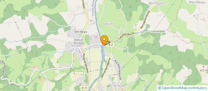 localisation de l'entreprise TRANSPORTS FUNERAIRES DE SOULE  GOTEIN-LIBARRENX