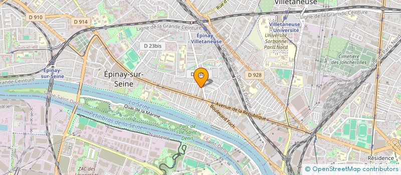 localisation de l'entreprise TRANSPORTS G.DIAZ à EPINAY-SUR-SEINE