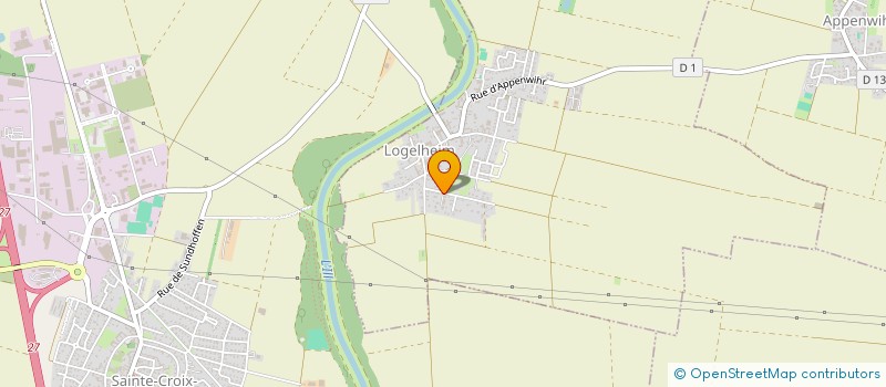 localisation de l'entreprise TRANSPORTS G. MULLER ET FILS à LOGELHEIM