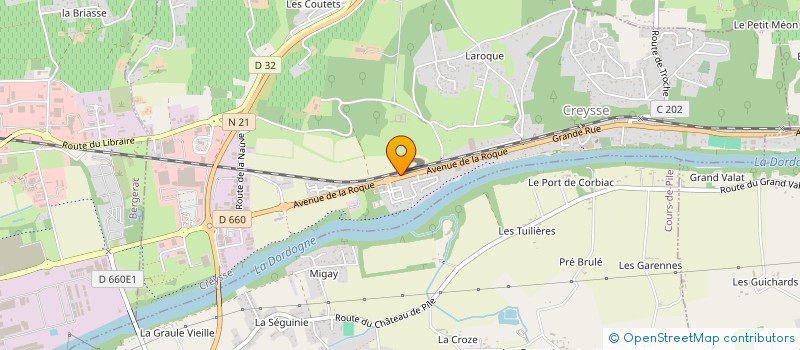 localisation de l'entreprise TRANSPORTS G.T.S. à CREYSSE