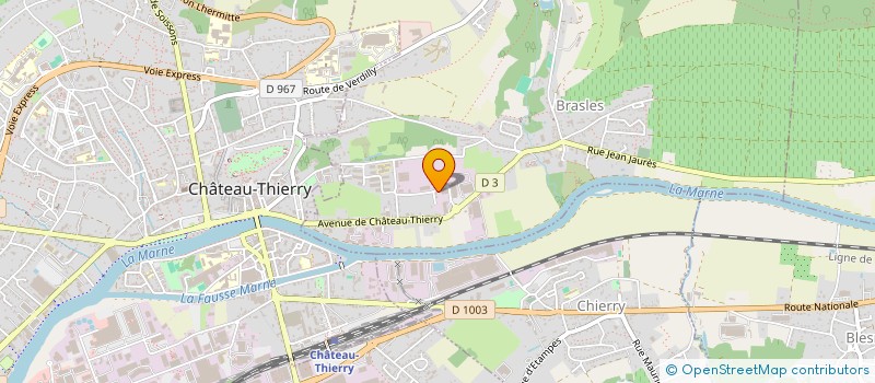 localisation de l'entreprise TRANSPORTS GALLET VERON  ESSOMES-SUR-MARNE