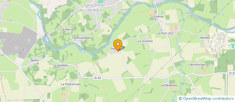 localisation de l'entreprise TRANSPORTS GAMA  BLAIN