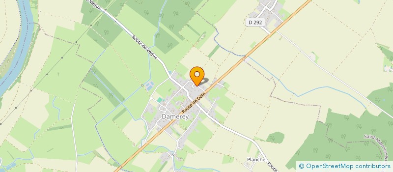 localisation de l'entreprise TRANSPORTS GANDREAU à DAMEREY