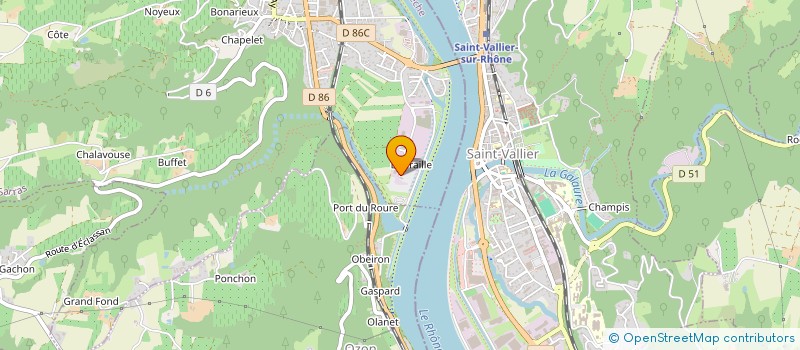 localisation de l'entreprise TRANSPORTS GARDON FRERES à SARRAS