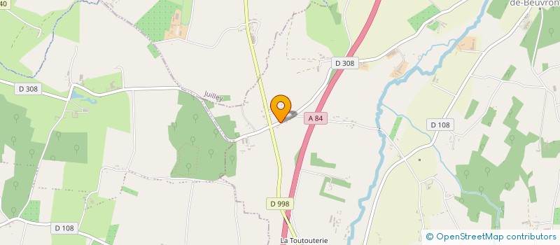 localisation de l'entreprise TRANSPORTS GAUTIER CLAUDE à SAINT-SENIER-DE-BEUVRON