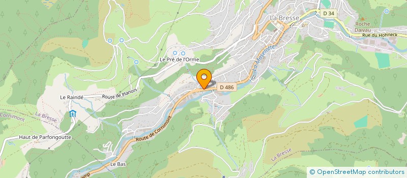 localisation de l'entreprise TRANSPORTS GEHIN PAUL à LA BRESSE