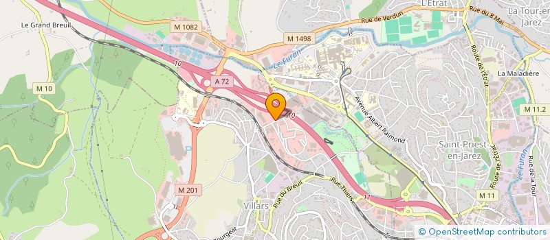 localisation de l'entreprise TRANSPORTS GELAS à VILLARS