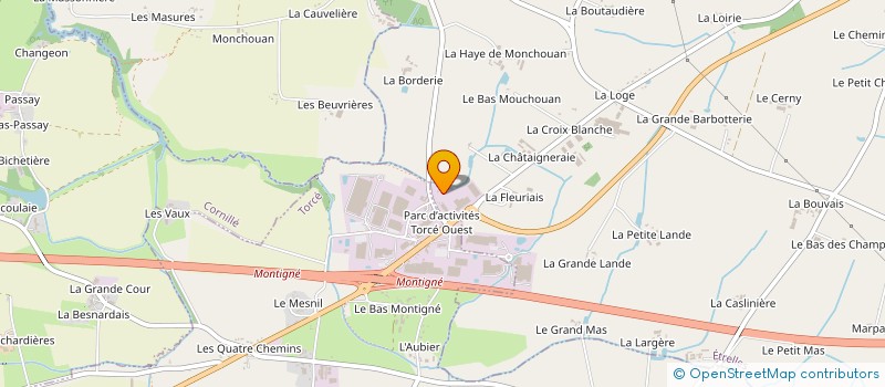 localisation de l'entreprise TRANSPORTS GENDRON à ETRELLES