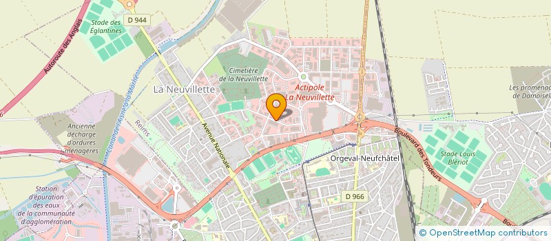 localisation de l'entreprise TRANSPORTS GENIN FILS  REIMS