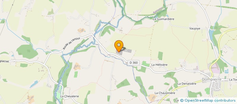 localisation de l'entreprise TRANSPORTS GENTIL à DOMFRONT-EN-POIRAIE