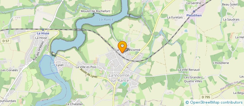 localisation de l'entreprise TRANSPORTS GEORGELIN SAS  PLEUDIHEN SUR RANCE