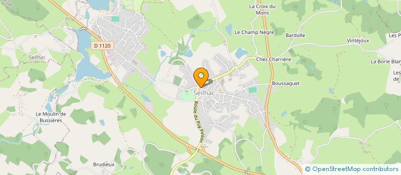 localisation de l'entreprise TRANSPORTS GERAUDIE  SEILHAC