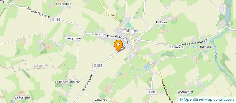 localisation de l'entreprise TRANSPORTS GERMAIN LOIC EXPRESS à CAHAGNES