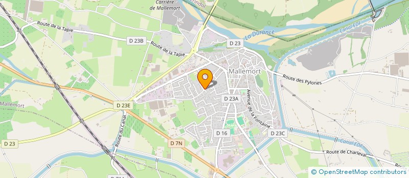 localisation de l'entreprise TRANSPORTS GIANESELLO REYNAUD  MALLEMORT