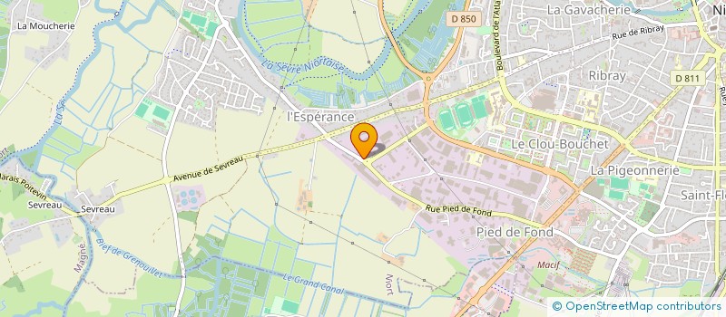 localisation de l'entreprise TRANSPORTS GIBOUIN  NIORT