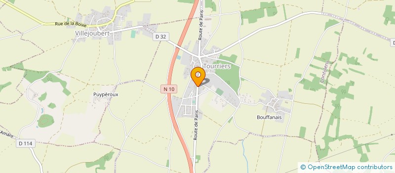 localisation de l'entreprise TRANSPORTS GILBERT ET FILS à AUSSAC-VADALLE