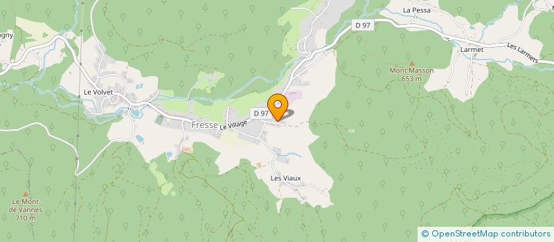 localisation de l'entreprise TRANSPORTS GILLET à FRESSE