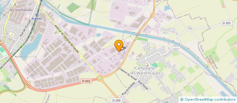 localisation de l'entreprise TRANSPORTS GILLIERS à ARQUES