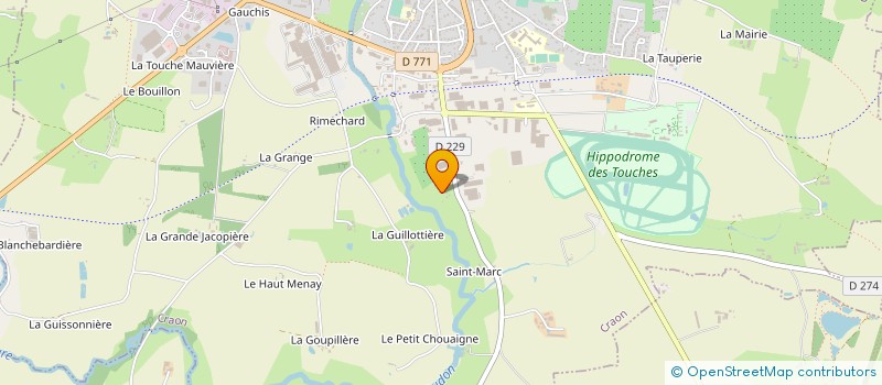 localisation de l'entreprise TRANSPORTS GILLOIS à CRAON