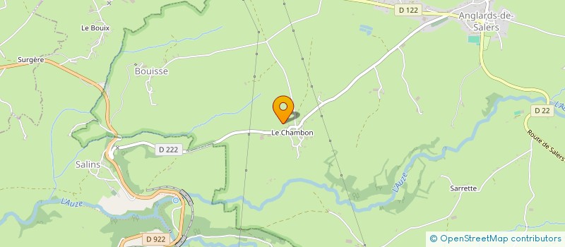 localisation de l'entreprise TRANSPORTS GINESTE à ANGLARDS-DE-SALERS