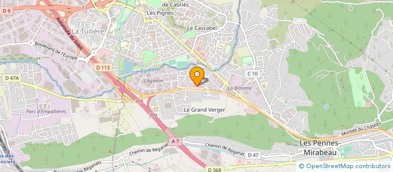 localisation de l'entreprise TRANSPORTS GIOMI à LES PENNES MIRABEAU
